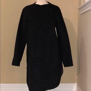 Charcoal gray wool Vince coat size M